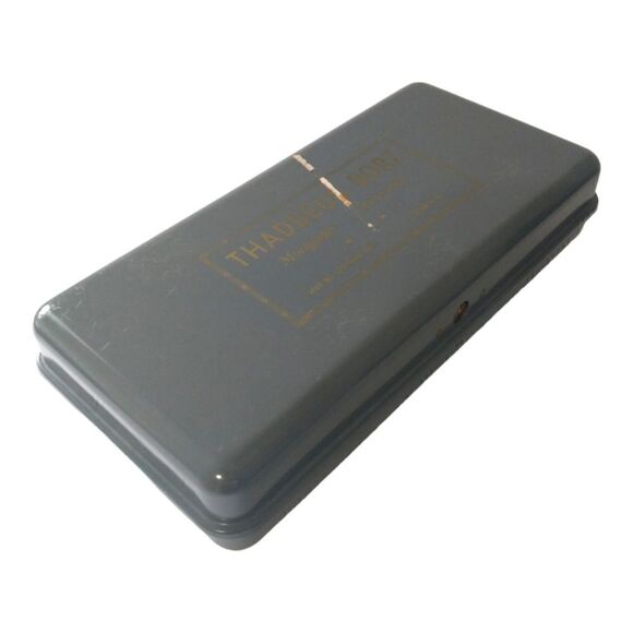 Vintage Lock Box Safe Steel Fire Resistant Security Advertising Promo Needs Lock - Picture 1 of 15